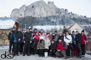 Výstup na Mikušovské skalice 26.1.2014